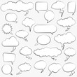 © picoStudio - different speech bubbles collection