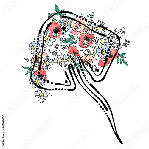 Vector Hand Drawn Graphic Illustration Of Sea Animal Stingray