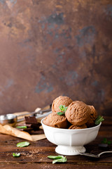 Wall Mural - Chocolate ice cream