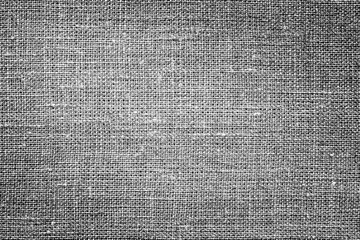 Poster - White gray linen canvas. The background image, texture.