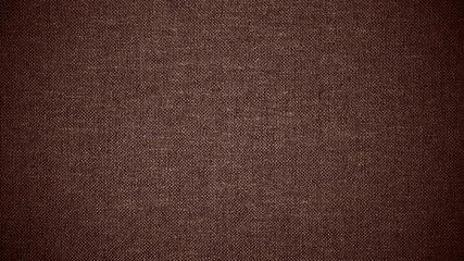 Poster - Dark Red brown linen canvas. The background image, texture.