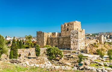 Sticker - Crusader castle in Byblos, Lebanon