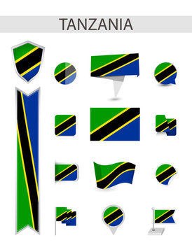Tanzania Flat Flag Collection