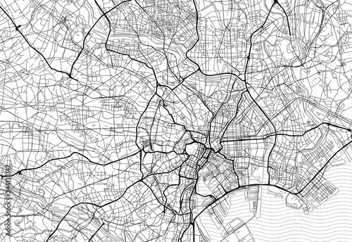 Area Map Of Tokyo Japan Buy This Stock Vector And Explore Similar Vectors At Adobe Stock Adobe Stock