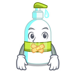 Poster - Silent liquid soap in the cartoon shape