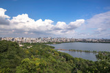 Fototapeta  - panoramic city skyline in hangzhou china