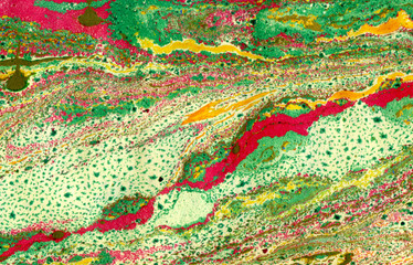 Wall Mural - Abstract chaotic oil painting. Texture and background artistic.