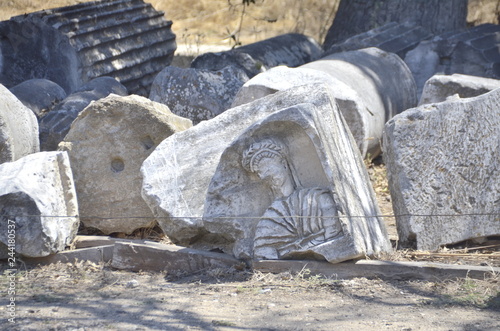 Foto The ruins of Assos /Assos harebeleri/Çanakkale/Turkey