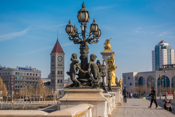 BEIJING, CHINA - DECEMBER 25, 2018: Italian style town in Tianjin , China