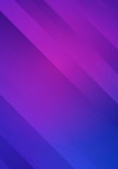 Fototapete - Vector Blue and Purple Striped Background. Abstract Bg for Night Party Posters and Banners