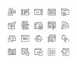 © davooda.com - Simple Set of Web Development Related Vector Line Icons. Contains such Icons as Content, Image Gallery, Layout Settings and more. Editable Stroke. 48x48 Pixel Perfect.
