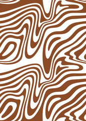Leinwandbilder - Vector Seamless Pattern with Flowing Milk Chocolate. Creative Food Background for Packaging Design and Advertisement