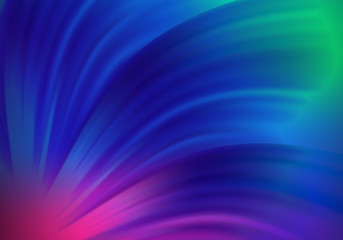 Poster - Colorful Abstract Background with Blurred Parts. Blue and Purple Gradient Waves. Bright Vector Pattern