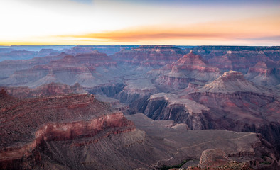 Wall Mural - grand canyon at twilight, arizona, usa