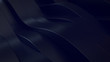 © Ivan - 3d render black elegant background with abstract  waves line effect