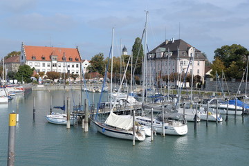 Wall Mural - Hafen in Lindau am Bodensee