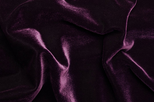 Fototapete -  - Beautiful luxury dark purple velvet texture background cloth.
