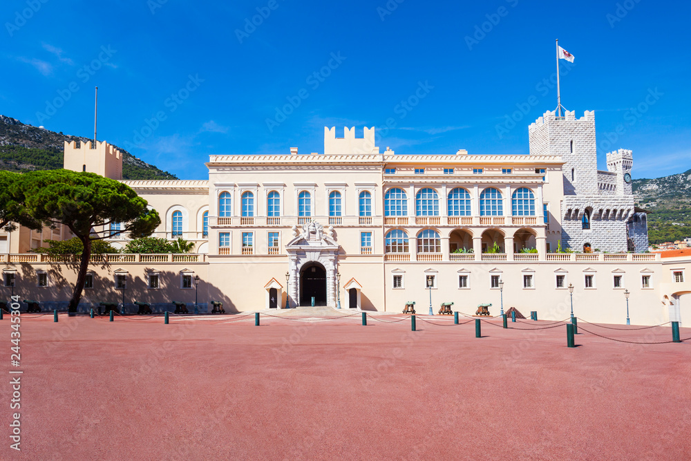 Obraz na płótnie The Prince Palace of Monaco w salonie