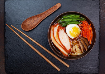 Wall Mural -  ramen soup with chicken