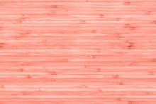 Old Grunge Living Coral, Pink Color Textured Wooden Background, Horizontal Boards