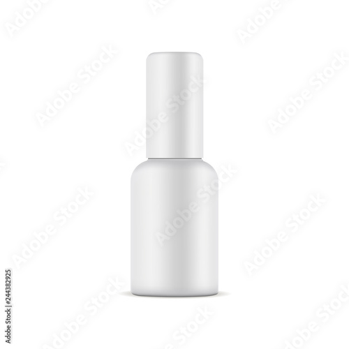 Download Nail Polish Bottle Mockup Isolated On White Background Vector Illustration Buy This Stock Vector And Explore Similar Vectors At Adobe Stock Adobe Stock