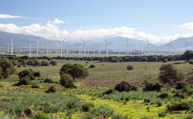 Mountains of the Sierra de Cazorla in the Spanish province of Jaen on a sunny day.