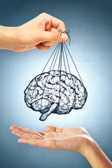 Poster - Brainstorming and creativity concept