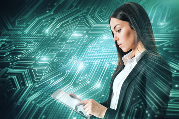 Poster - technology and chip concept