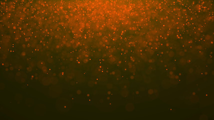 Poster - Dust particles. Abstract background of particles. 3d rendering. Dots background. Futuristic digital dots background