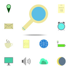 Aufkleber - magnifier icon. color web icons universal set for web and mobile
