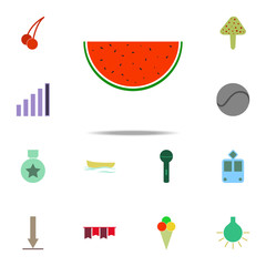 Aufkleber - watermelon icon. color web icons universal set for web and mobile