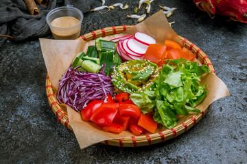 Canvas Print - vegetable salad Vietnamese food