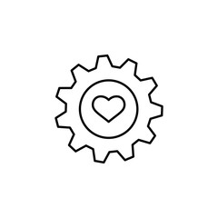 Poster - heart repair icon. Element of Valentine's Day icon for mobile concept and web apps. Detailed heart repair icon can be used for web and mobile
