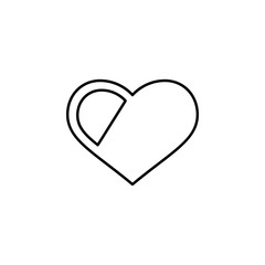Poster - heart surgery icon. Element of Valentine's Day icon for mobile concept and web apps. Detailed heart surgery icon can be used for web and mobile