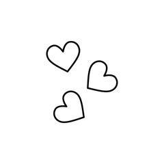 Poster - google heart  icon. Element of Valentine's Day icon for mobile concept and web apps. Detailed google heart  icon can be used for web and mobile
