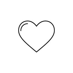 Poster - heart  icon. Element of Valentine's Day icon for mobile concept and web apps. Detailed heart  icon can be used for web and mobile