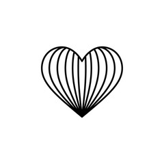 Poster - heart line of multiple heart icon. Element of Valentine's Day icon for mobile concept and web apps. Detailed heart line of multiple heart icon can be used for web and mobile