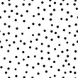 © Aygun - Polka dot monochrome Seamless pattern. Dotted background - Spots Vector illustration.