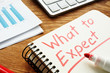 © Vitalii Vodolazskyi - What to Expect. Business papers with prediction.