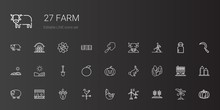 Farm Icons Set
