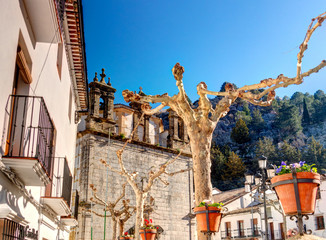 Sticker - Grazalema cityscape, Andalusia, Spain