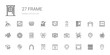 © NinjaStudio - frame icons set