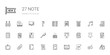 © NinjaStudio - note icons set