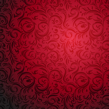 Ornamental Red Pattern