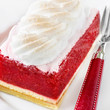 Rhabarberkuchen  -  Rhubarb cake