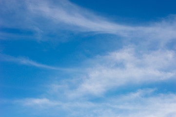 blue sky with white clouds