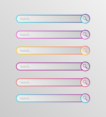 Search bar vector