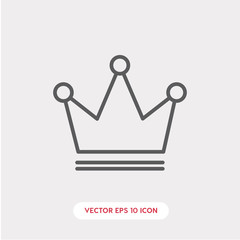 Poster - king icon vector