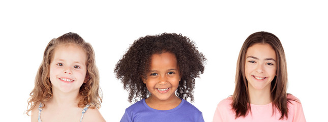 Poster - Three smiling children