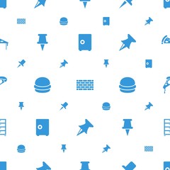 Sticker - solid icons pattern seamless white background